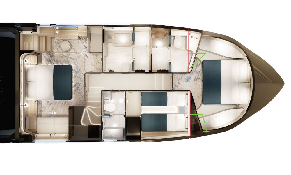 Galeon Flybridge 620 Preview Image Plan