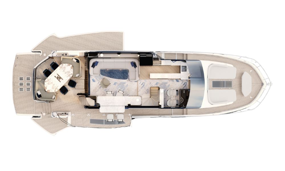 Galeon Flybridge 620 Preview Image Plan