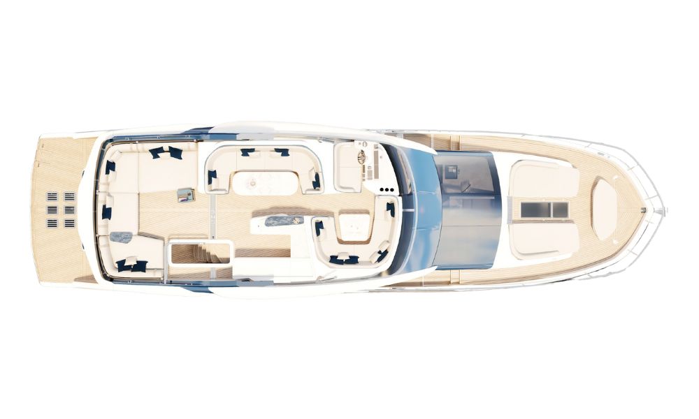 Galeon Flybridge 620 Preview Image Plan