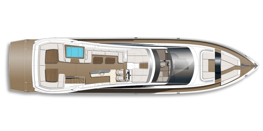 Galeon Flybridge 800 Preview Image Plan
