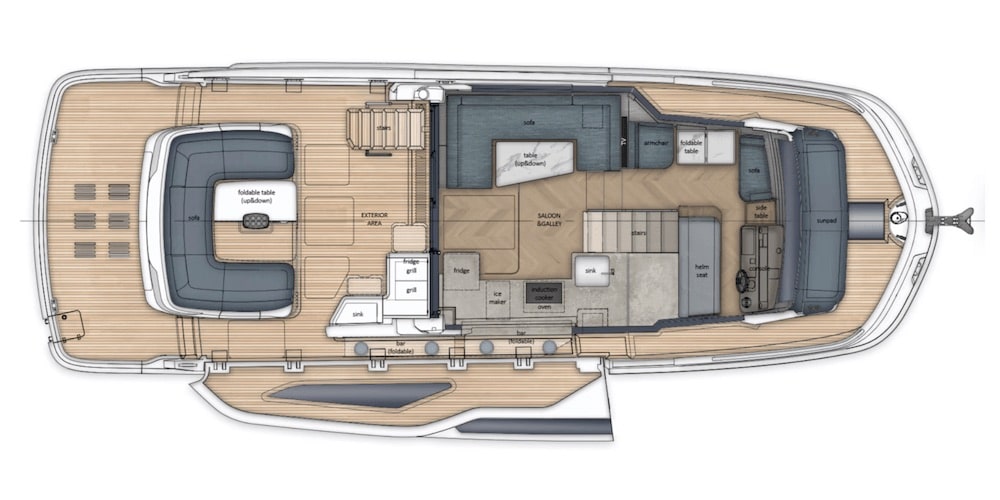 Galeon 430 Explorer Preview Image Plan