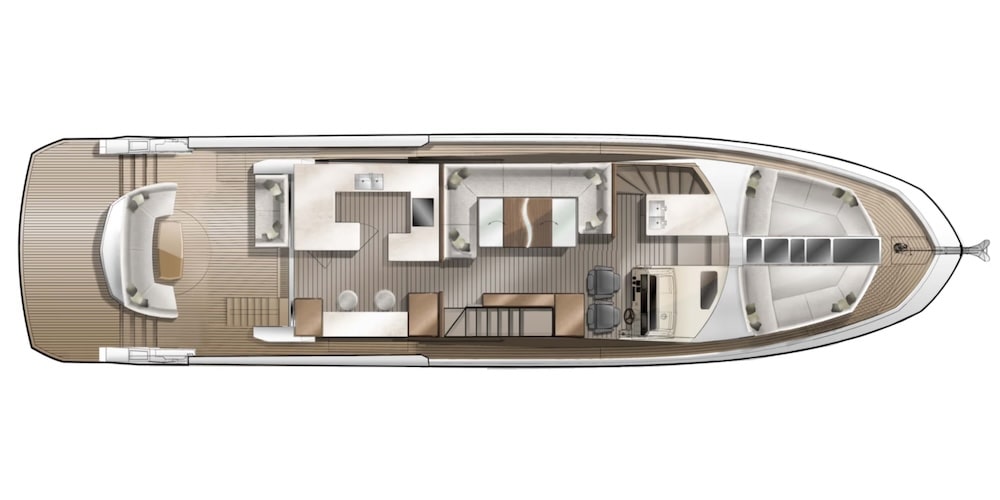 Galeon Flybridge 640 Preview Image Plan