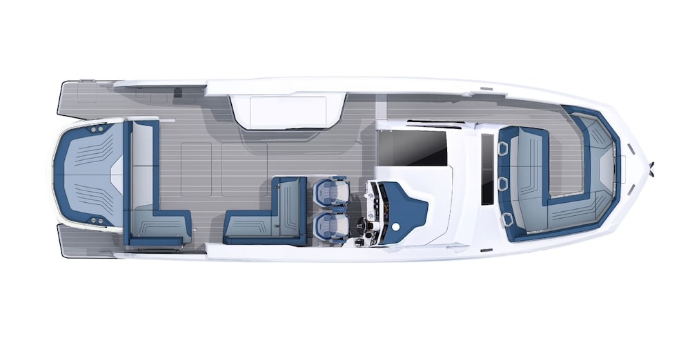 Galeon 375 GTO Boat Preview Image Plan