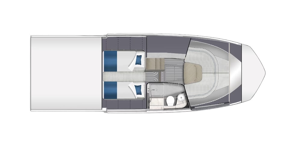 Galeon 375 GTO Boat Preview Image Plan