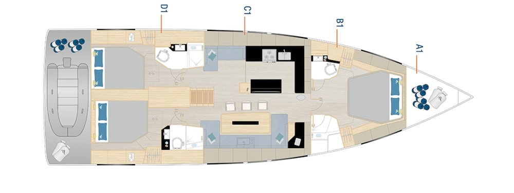 Hanse Sail Boat 590 Preview Image Plan