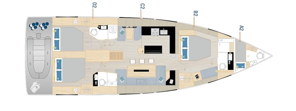 Hanse Sail Boat 360 Preview Image Plan
