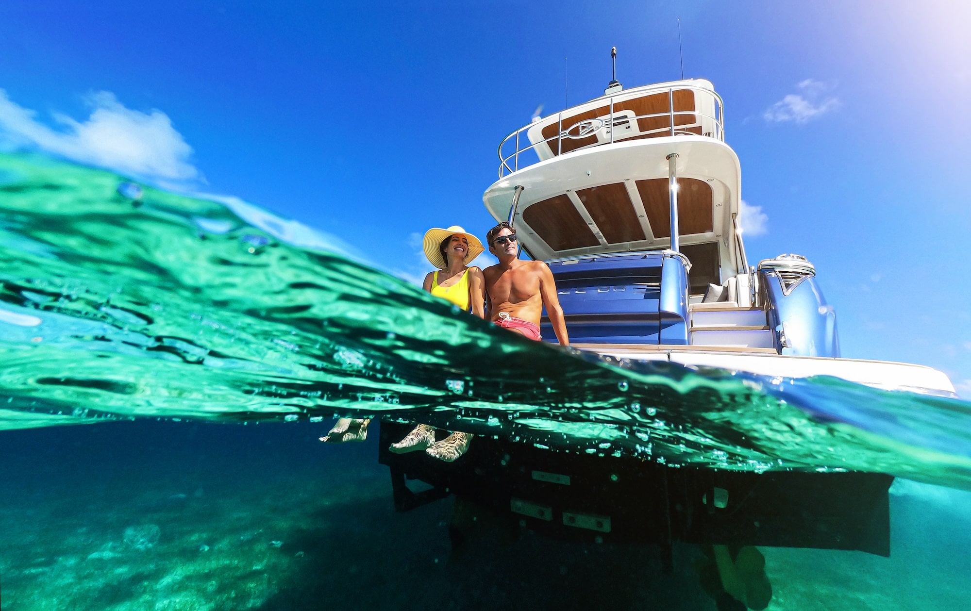 Riviera Boat Belize 66 Daybridge Anchored Preview Image