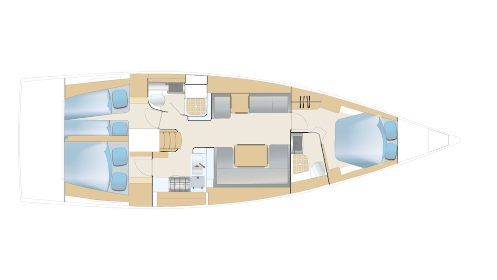 Dehler Sail Boat Preview Image Plan