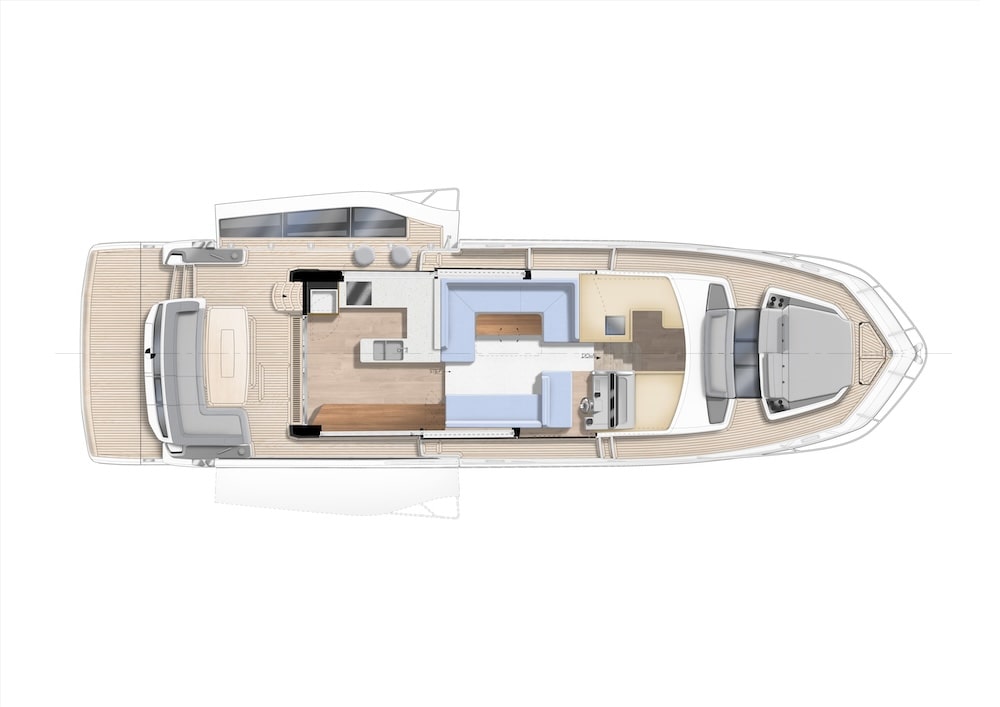 Galeon Flybridge 560 Preview Image Plan