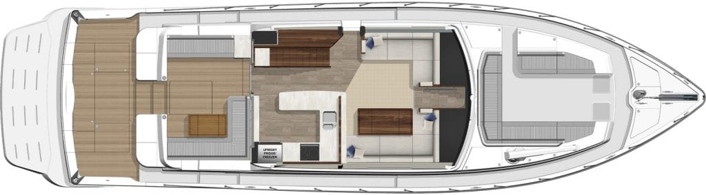 Riviera 64 Sports Motor Yacht Preview Plan Image