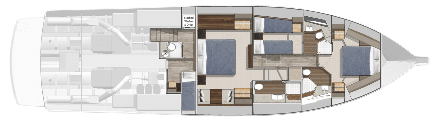 Riviera 68 Sports Motor Yacht Preview Plan Image