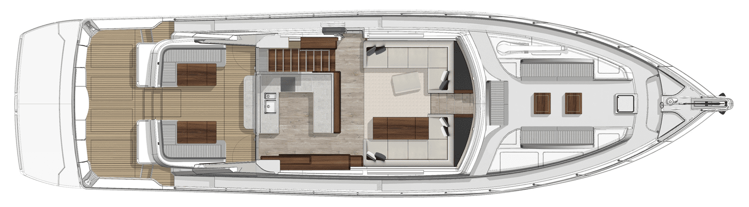 Riviera 68 Sports Motor Yacht Preview Plan Image