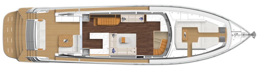Riviera 78 Motor Yacht Preview Plan Image