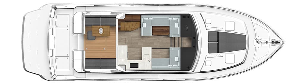 Riviera 46 Sports Motor Yacht Preview Plan Image