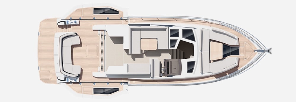 Galeon Flybridge 480 Preview Image Plan