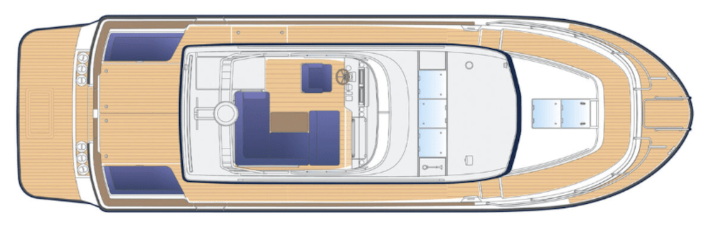 Targa 41 Boat Preview Image Plan