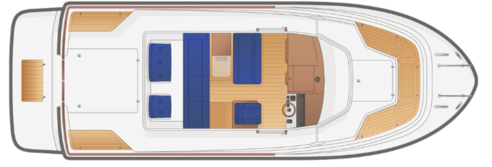 Targa 27.1 Boat Preview Image Plan