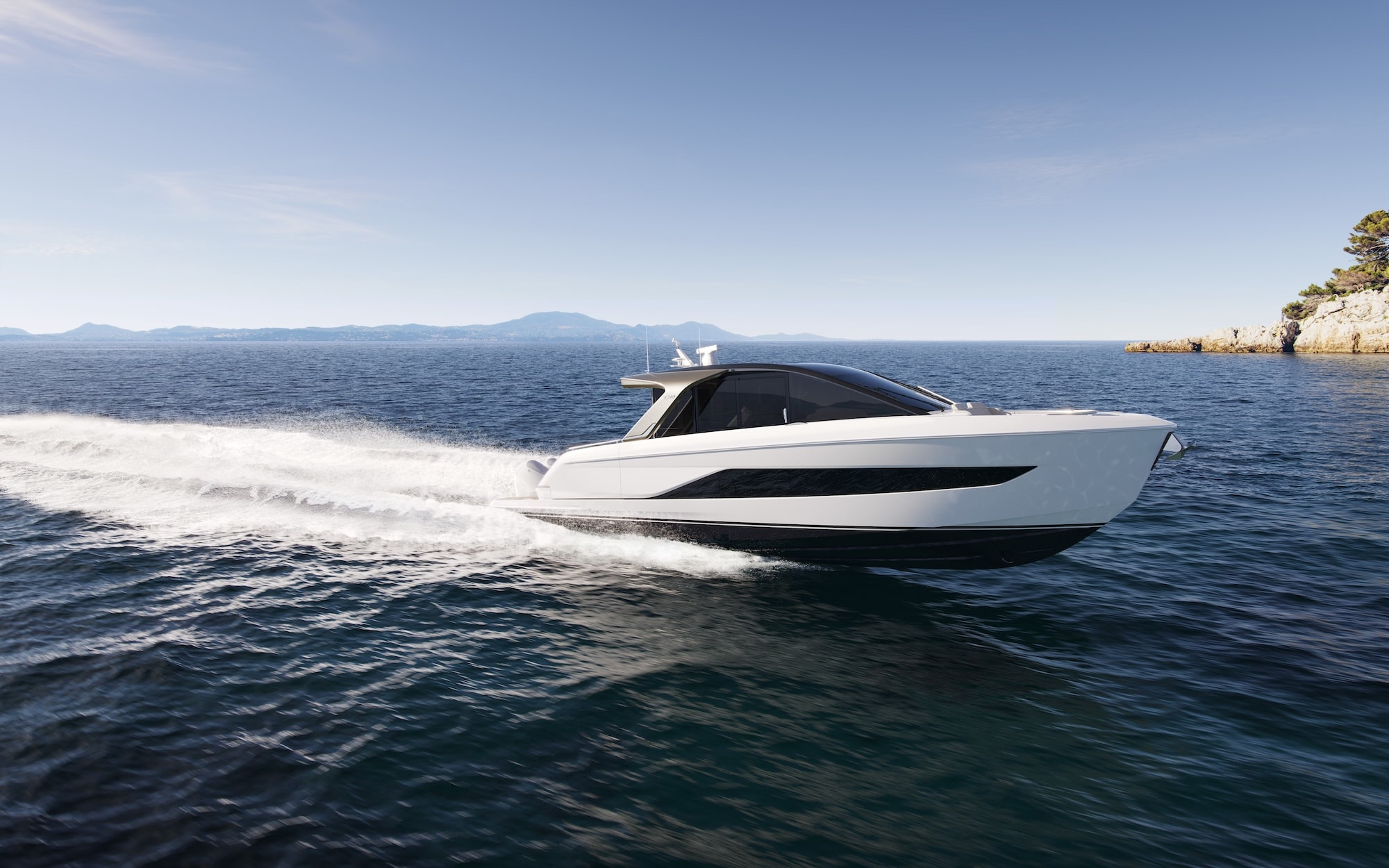 Powerboat Princess C48 Preview a water