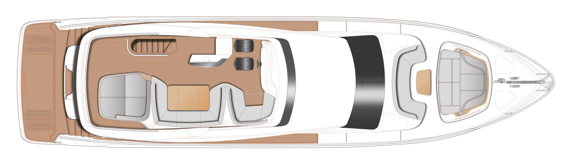 Princess Y72 Boat Preview Plan Image