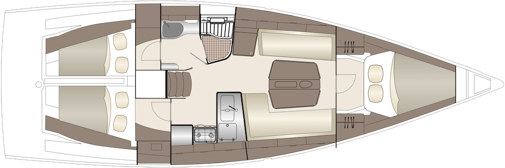 Dehler Sail Boat Preview Image Plan
