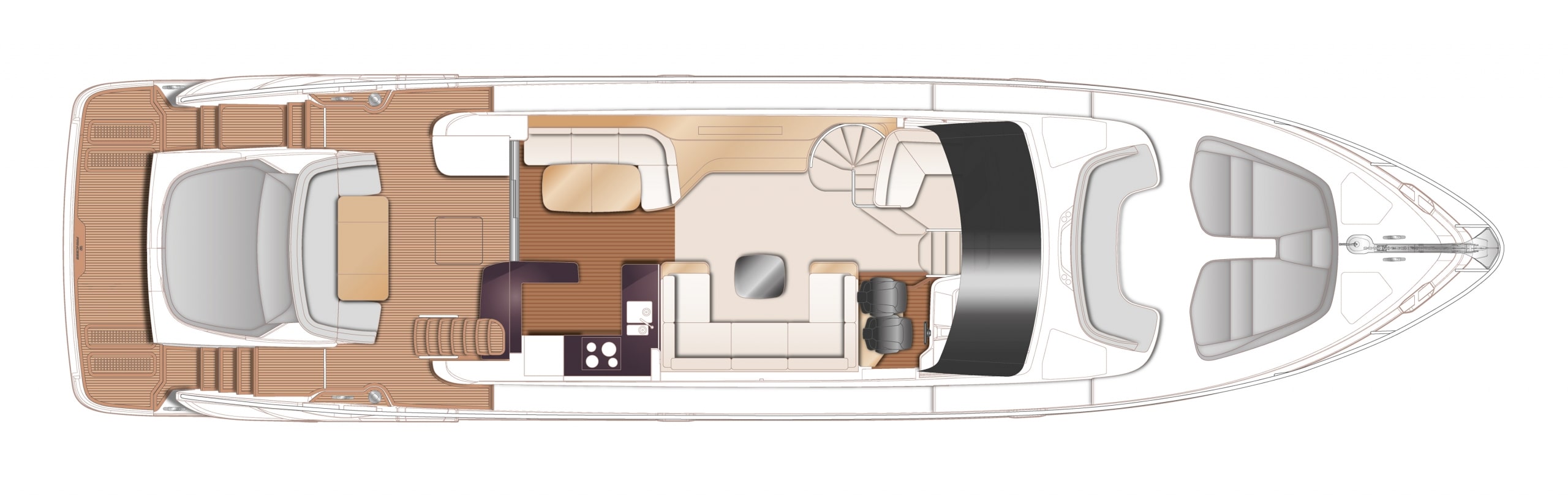Princess S72 Boat Preview Plan Image