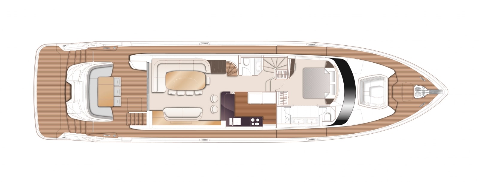 Princess X80 Boat Preview Plan Image
