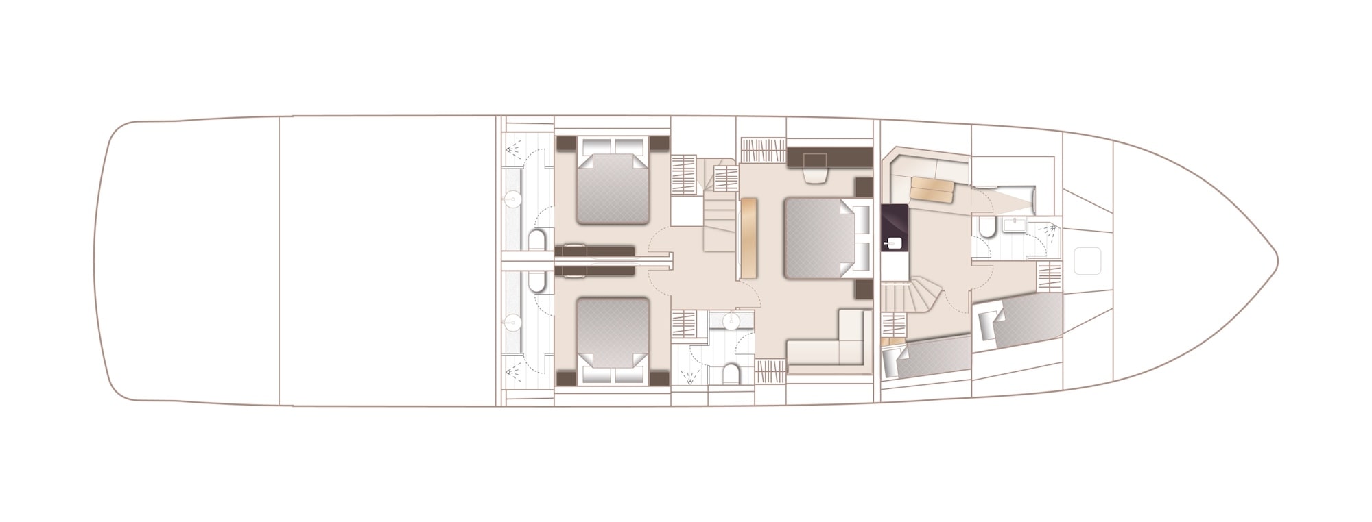 Princess X90 Boat Preview Plan Image
