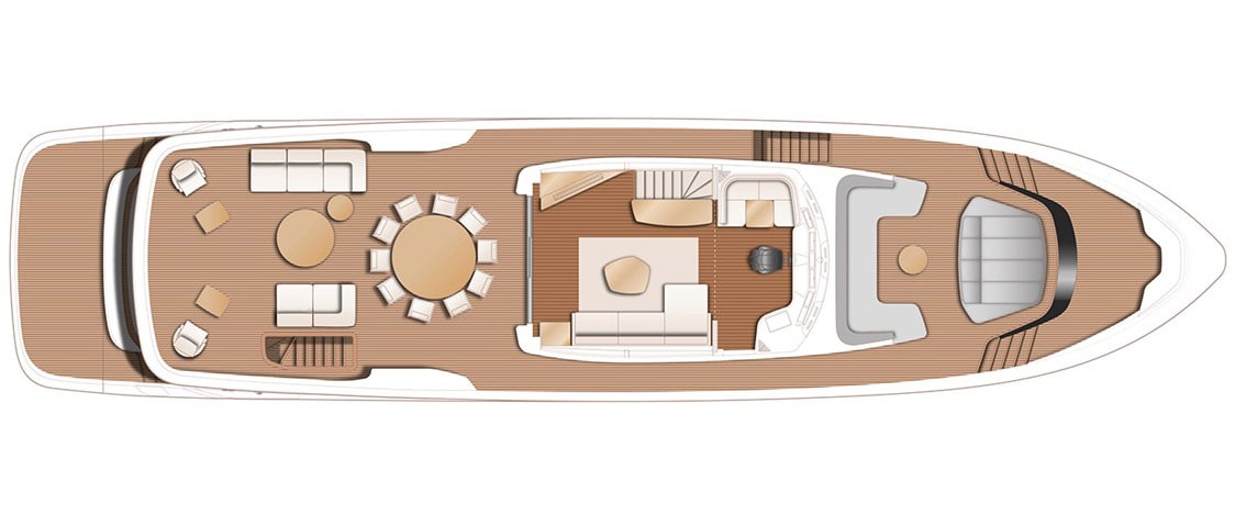 Princess X95 Vista Boat Preview Plan Image